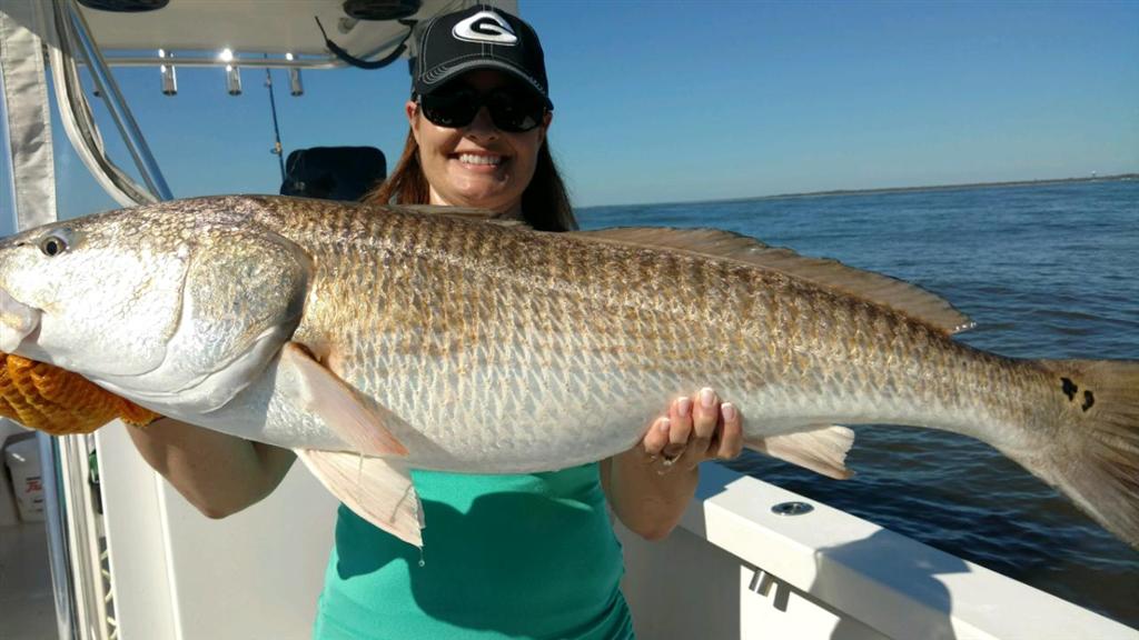 Fishing for Redfish with Georgia Sport Fishing Charters