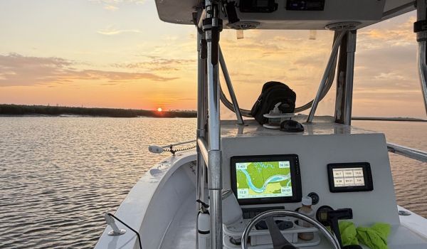 Rambo charter boat cockpit Charter Boats at St Simons and Jekyll Island Georgia