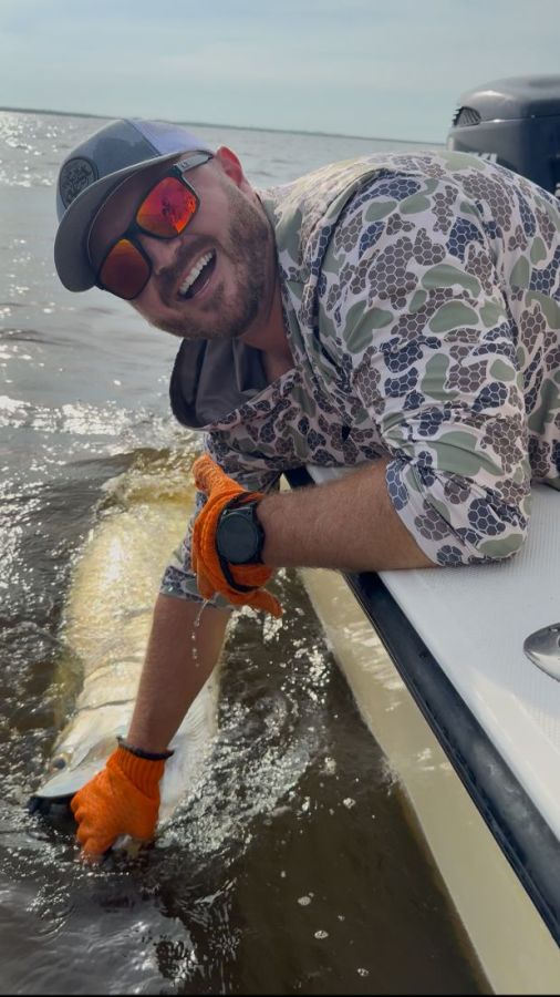 Tarpon Fishing in Coastal Georgia Tarpona Fishing at Jekyll Island Georgia